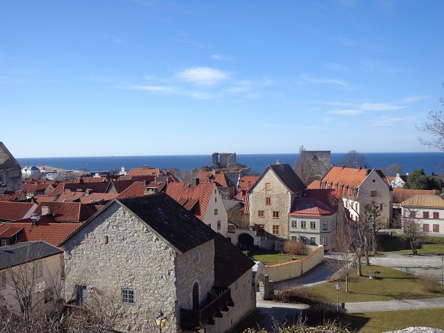 Vue de_Visby__Gotland